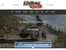 Tablet Screenshot of lindsaycycle.com